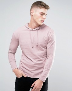 Лонгслив с капюшоном Jack & Jones Originals - Розовый