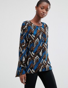 Блузка с принтом b.Young Hally - Мульти