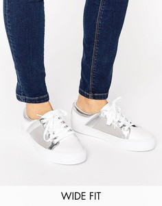 Сетчатые кроссовки для широкой стопы ASOS DANI - Белый