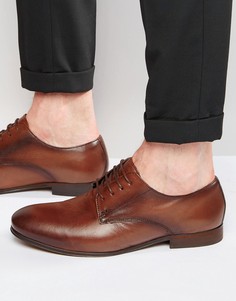 Кожаные туфли дерби Hudson London Champlain - Коричневый