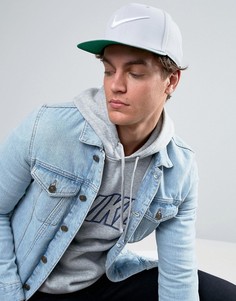 Серая бейсболка с галочкой Nike 639534-014 - Серый