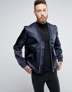 Темно-синий бомбер ASOS - Темно-синий