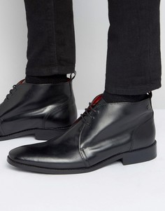 Кожаные ботинки чукка Base London Devon - Черный