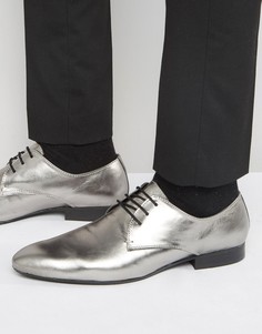 Туфли оловянного цвета со шнуровкой Dune - Черный