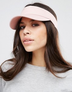 Розовый козырек из саржи ASOS - Розовый