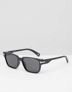 Черные солнцезащитные очки в квадратной оправе G-Star Komar - Черный