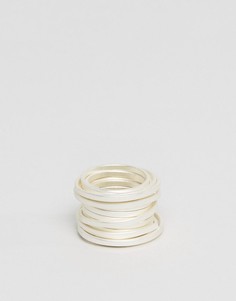 Серебристое кольцо-спираль ASOS - Серебряный