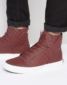 Высокие кроссовки Supra Skytop - Красный