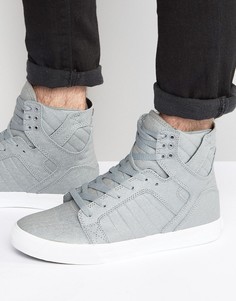 Высокие кроссовки Supra Skytop - Серый