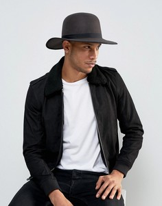 Шляпа с широкими полями Brixton Sonoma - Серый