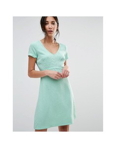 Платье с короткими рукавами Traffic People - Зеленый