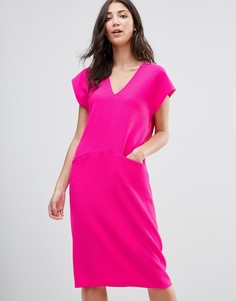 Цельнокройное платье миди Traffic People - Розовый