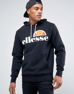 Худи с классическим логотипом Ellesse - Черный