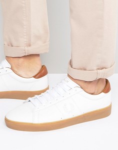 Кожаные кроссовки Fred Perry Spencer - Белый