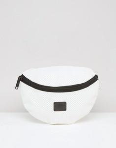 Белая сумка-кошелек на пояс с перфорацией Spiral - Белый