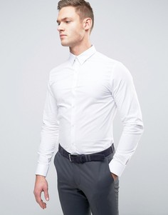 Строгая рубашка скинни Selected Homme - Белый