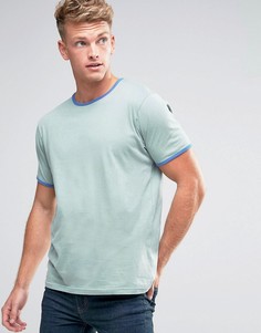 Базовая футболка с контрастной окантовкой Brave Soul - Синий