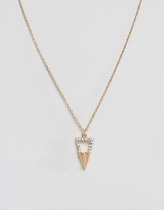 Ожерелье с треугольником Nylon - Золотой