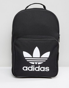 Черный рюкзак с карманом спереди adidas Originals Trefoil BK6723 - Черный