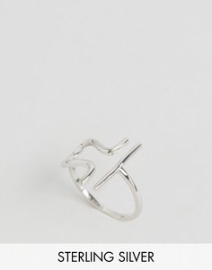 Серебряное кольцо с зодиакальной отделкой Весы Rock N Rose - Серебряный