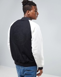 Университетская куртка Stussy - Черный