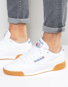 Белые кроссовки с каучуковой подошвой Reebok Ex-O-Fit M45030 - Белый