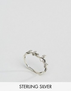 Серебряное кольцо в виде лозы с листьями Kingsley Ryan - Серебряный