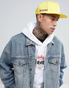 Бейсболка с вышивкой сбоку HUF x Thrasher - Черный