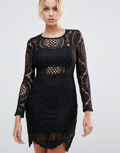 Кружевное платье Parisian - Черный