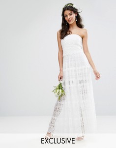 Многоярусное платье макси Bodyfrock Bridal - Белый