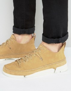 Нубуковые кроссовки Clarks Original Trigenic - Бежевый