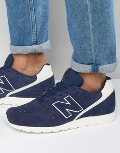 Темно-синие кроссовки в стиле 70-х New Balance Running 420 MRL996DV - Темно-синий