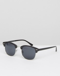 Классические солнцезащитные очки в стиле ретро ASOS - Черный