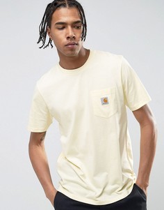 Футболка с карманом Carhartt WIP - Желтый