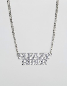 Ожерелье-цепочка с крупными звеньями Sleazy Rider Sacred Hawk - Серебряный