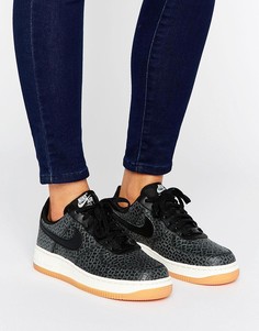 Черные кроссовки премиум-класса Nike Air Force 1 - Черный