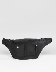 Черная сумка-кошелек на пояс ASOS - Черный