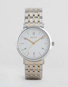 Серебристые часы DKNY Minetta - Серебряный