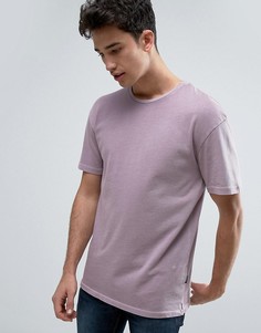 Длинная футболка с заниженной линией плеч Jack & Jones Originals - Розовый