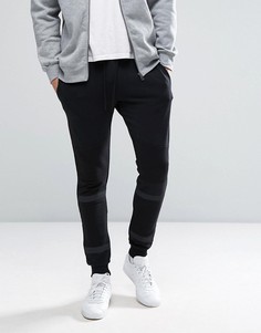 Спортивные штаны скинни с полосками Jack & Jones Core - Черный