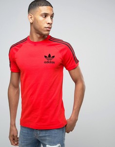 Красная футболка adidas Originals California BK7544 - Красный