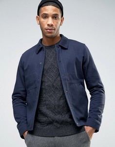 Саржевая куртка Харрингтон Selected Homme - Синий