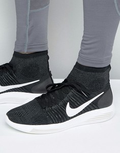 Черные кроссовки Nike Running LunarEpic Flyknit 818676-007 - Черный