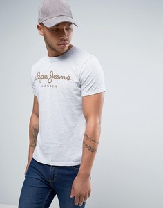 Футболка с логотипом Pepe Jeans Sail - Серый