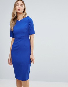 Платье-футляр с коротким рукавом Vesper - Синий