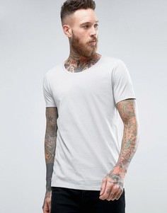Серая футболка с круглым вырезом ASOS - Серый