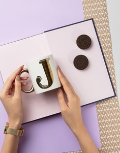 Кружка с буквой J Sass & Belle - Мульти