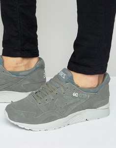 Серые замшевые кроссовки Asics Gel-Lyte V H732L 8181 - Серый