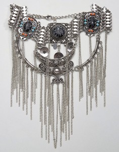 Ожерелье с цепочками в несколько рядов ALDO - Серебряный