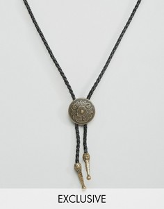 Ожерелье с подвеской-монетой Reclaimed Vintage Inspired - Золотой